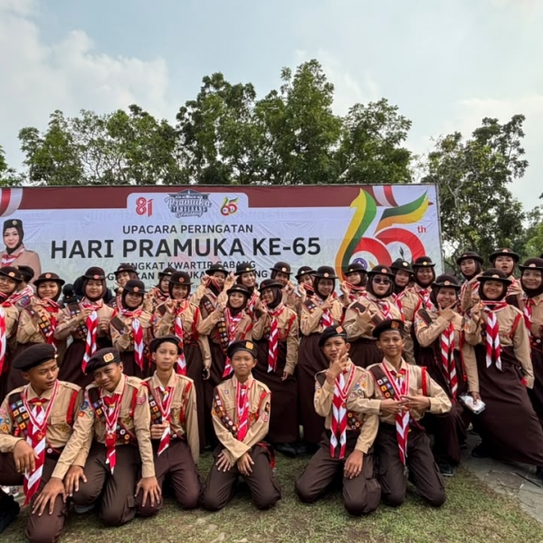 PELANTIKAN PRAMUKA GARUDA SMPIT AL ITQON DI TIGARAKSA